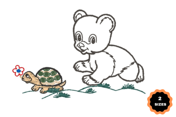 Bear with Turtle: A Sweet Embroidery Design Review