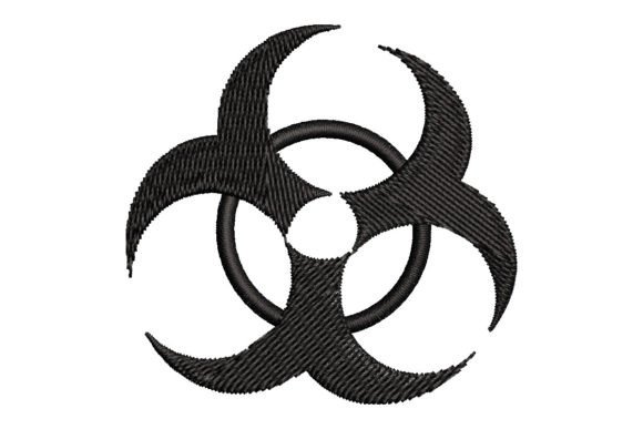 Biohazard Symbol: A Bold Embroidery Review