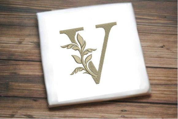 Letter V Beautiful Monogram: A Holiday Design Review