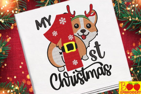 My 1st Christmas and Funny Corgi Review