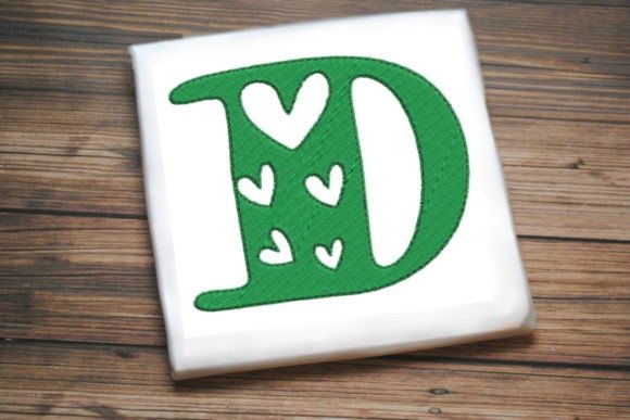 Review: Alphabet Letter D Multi Heart Design