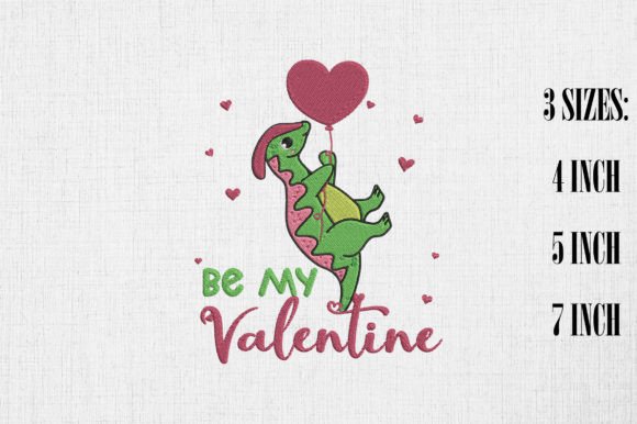 Review: Be My Valentine Dinosaur Embroidery