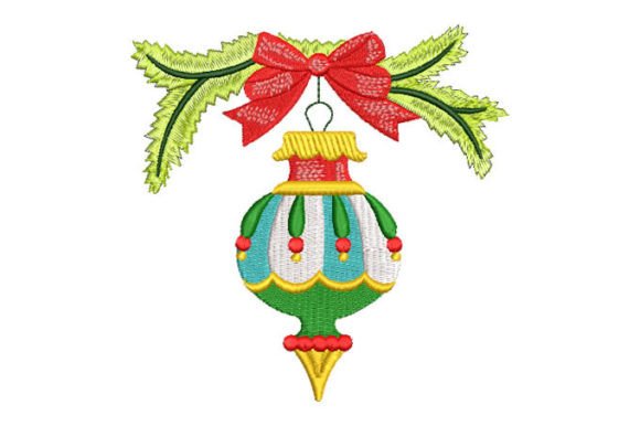 Review: Christmas Ball with Colored Bow Embroidery