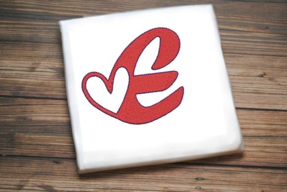 Review: Letter E with Beautiful Heart for Branding