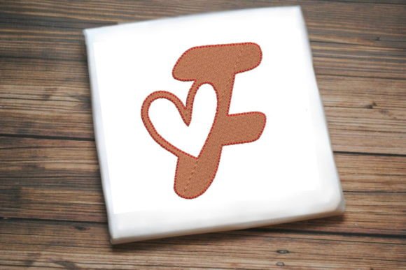 Reviewing Letter F with Beautiful Heart for Etsy Shops