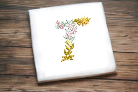 Reviewing Letter T in Beautiful Flower