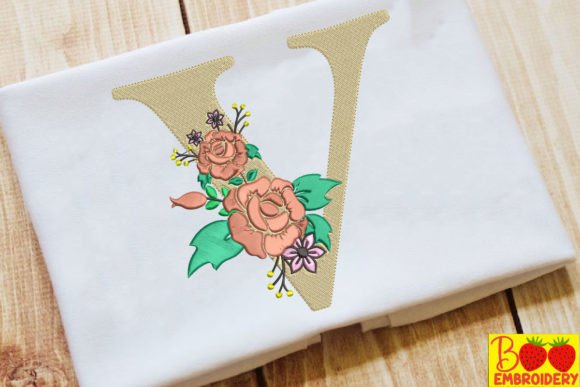 Reviewing Letter V and Flower for Custom Gifts